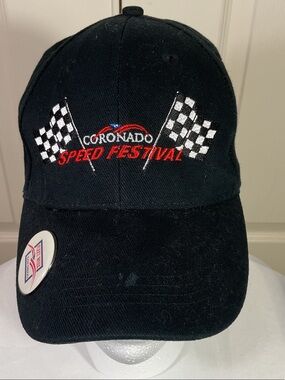 Coronado Speed Festival Black Baseball Cap